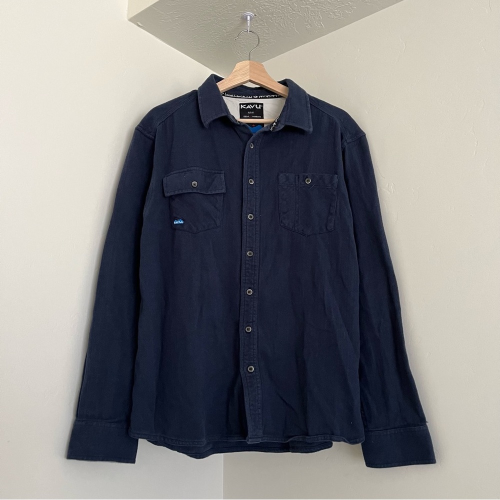 KAVU Langley long sleeve button up shirt